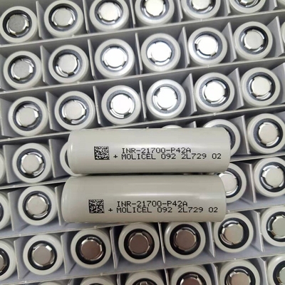 Batería de litio de la baja temperatura de Molicel 21700 P42A de la magia de Taiwán 3.7V 4200mAh