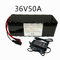UN38.3 litio Ion Electric Bicycle Battery Pack 36V 50A